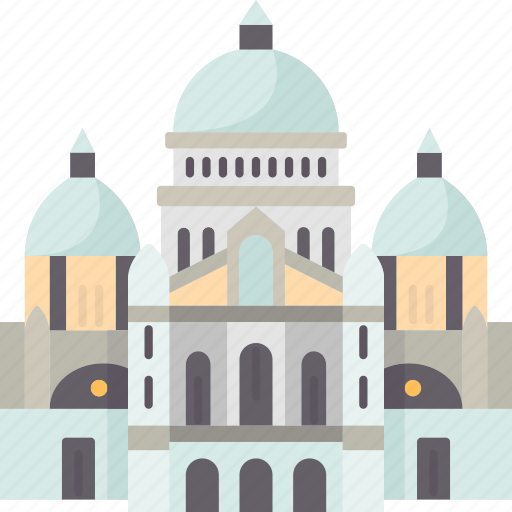 Sacre, coeur, cathedral, church, christian icon - Download on Iconfinder