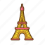 france, eiffel, paris, landmark, monument, architecture, tower 