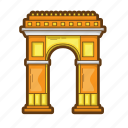 france, landmark, architecture, monument, arc de triomphe, construction