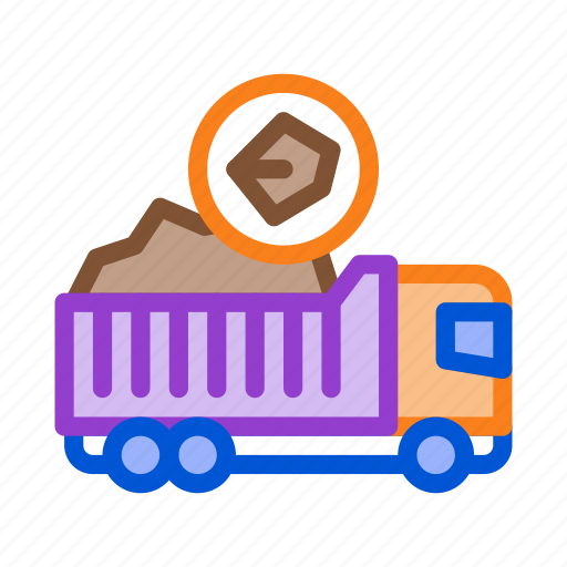 Coal, conveyer, delivery, equipment, helmet, mining, truck icon - Download on Iconfinder