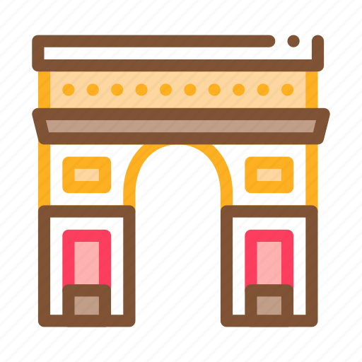 Arch, country, denis, france, gate, saint, travel icon - Download on Iconfinder