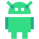 android, logo, robot
