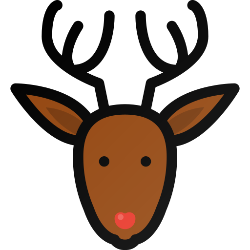 Animal, christmas, deer, rudolf icon - Free download
