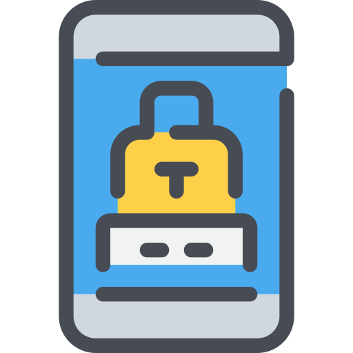 Mobile, padlock, secure, security, smartphone icon - Free download