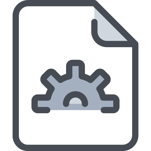 Development, document, file, gear, process icon - Free download