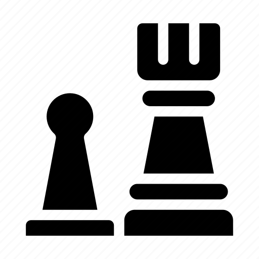 Chess pieces, player versus player, opponent, hobbies and free time, arcade, gaming icon - Download on Iconfinder