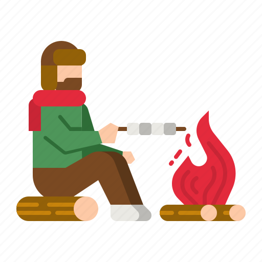 Camping, tent, camp, forest, bonfire icon - Download on Iconfinder
