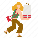 shopping, bag, customer, buyer, woman 