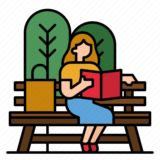 Park, relax, sit, people, bench icon - Download on Iconfinder