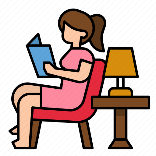 Reading, study, book, read, people icon - Download on Iconfinder