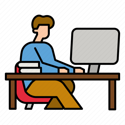 Study, desk, studying, education, learning icon - Download on Iconfinder