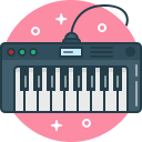 digital, instrument, music, piano, play, synthesizer