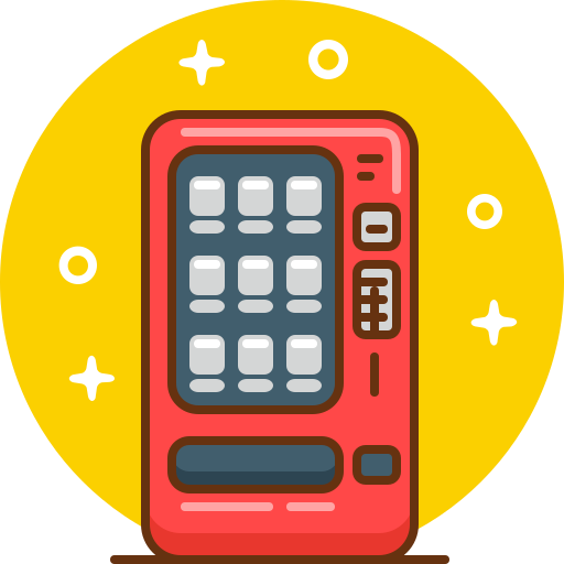 Coffee, cola, snack, soda, vending, vending machine icon - Free download