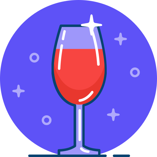 Alcohol, bar, drink, glass, red, restaurant, wine icon - Free download