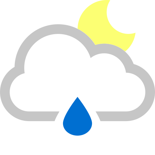 Raindrop, cloud, moon icon - Free download on Iconfinder