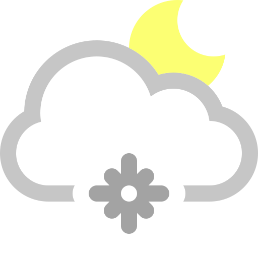 Snowflake, cloud, moon icon - Free download on Iconfinder