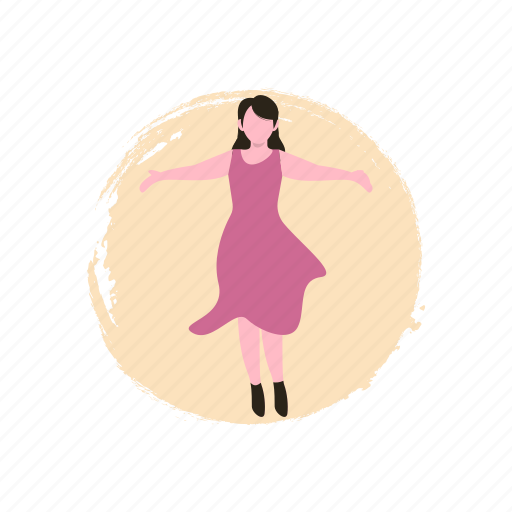 Girl, freedom, openhands, relax, peace icon - Download on Iconfinder