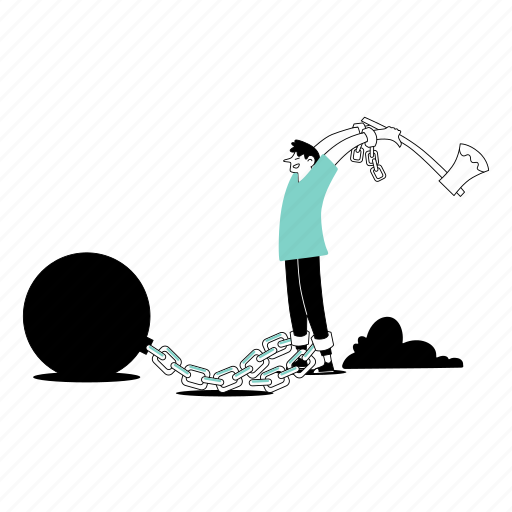 Chain, freedom, strength, breaking, steel, break, link illustration - Download on Iconfinder