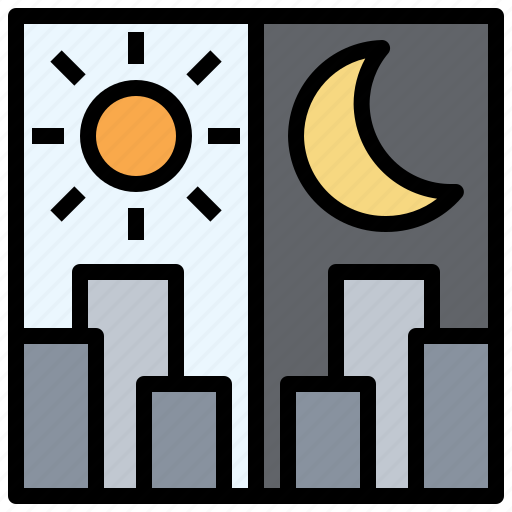 And, day, moon, night, sun icon - Download on Iconfinder