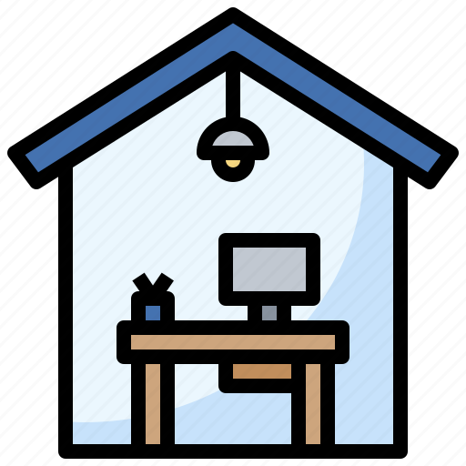 Chair, furniture, home, house, office, table icon - Download on Iconfinder