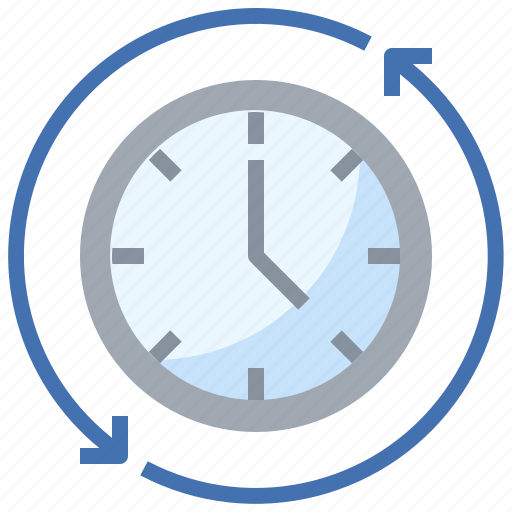 Arrow, clock, clockwise, time icon - Download on Iconfinder