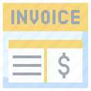 bill, bills, invoice, payment, receipt