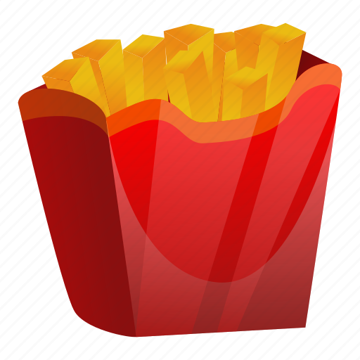 Food, french, fry, paper, potato, sticks icon - Download on Iconfinder
