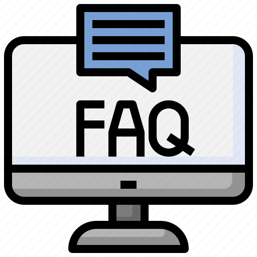 Faq, question, computer, support, services icon - Download on Iconfinder