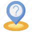 location, question, mark, maps, pointer 