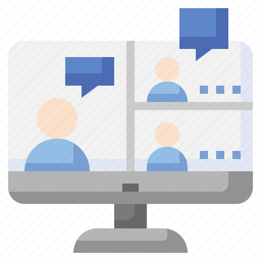 Video, conference, meeting, call, communications, user icon - Download on Iconfinder