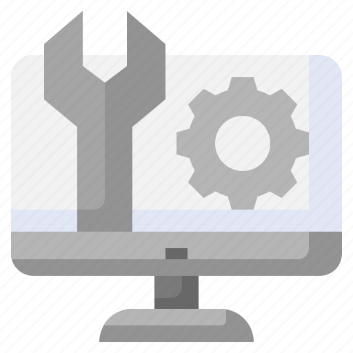 Web, maintenance, computer, screwdriver, wrench, screen icon - Download on Iconfinder