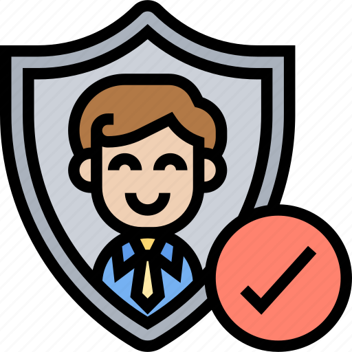 Trustworthy, businessman, person, protection, good icon - Download on Iconfinder