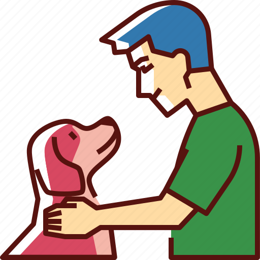 Dog, dog friend, pet, human-friend, animal, puppy, domestic animal icon - Download on Iconfinder