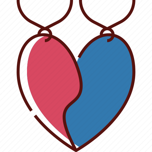Necklace, jewelry, pendant, accessory, locket, heart, friendship icon - Download on Iconfinder