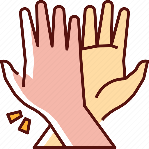 High five, gesture, hand gesture, hand sign, sign, hand, finger icon - Download on Iconfinder