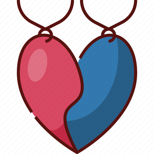Necklace, jewelry, pendant, accessory, locket, heart, friendship icon - Download on Iconfinder
