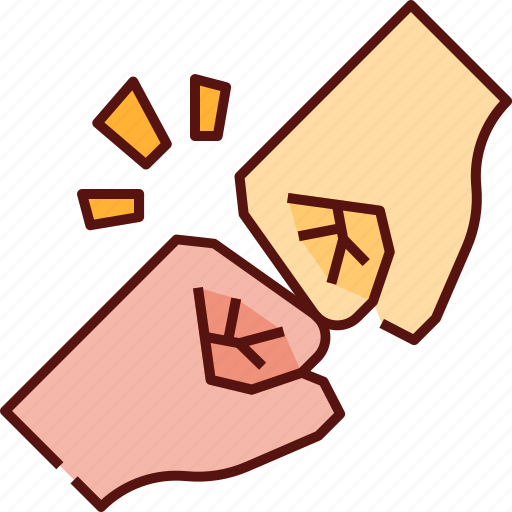 Fist, fist bump, gesture, people, friendship, success, happy icon - Download on Iconfinder