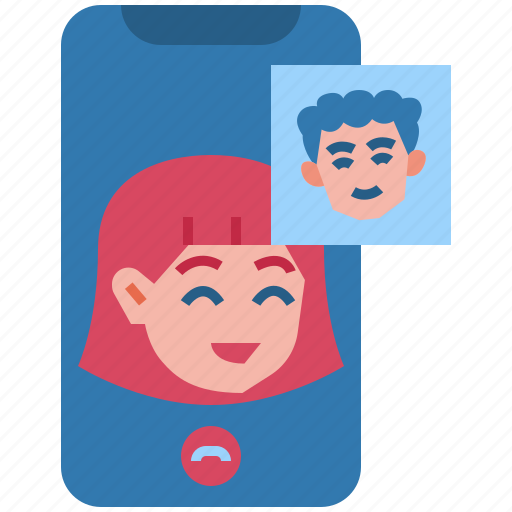 Video, call, video call, communication, video-conference, video-chat, mobile icon - Download on Iconfinder