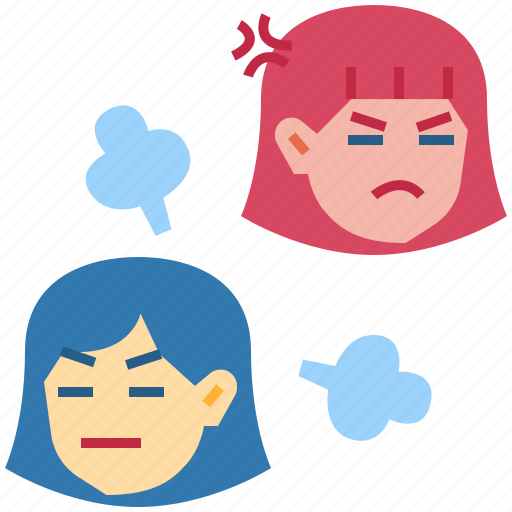 Angry, sad, frustrated, unhappy, woman, people, emotion icon - Download on Iconfinder
