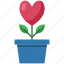love, heart, valentine, romance, romantic, grow, plant 