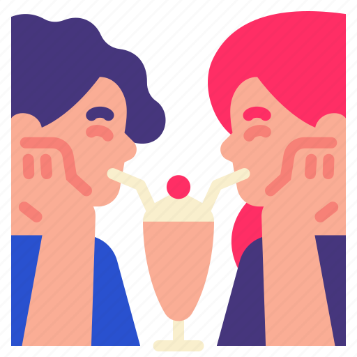 Milkshake, friendship, diversity, hangout, friend, relationship, best icon - Download on Iconfinder