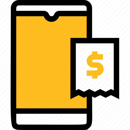 Payment, finance, business, digital bill, online transaction, mobile, receipt icon - Download on Iconfinder