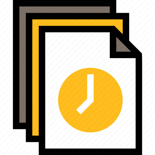 Productivity, business, management, history, recent, document, file icon - Download on Iconfinder