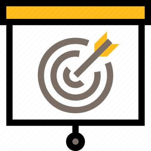 Productivity, business, management, presentation, target, goal, aim icon - Download on Iconfinder