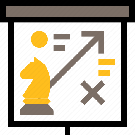Productivity, business, management, strategy, planning, chess, presentation icon - Download on Iconfinder