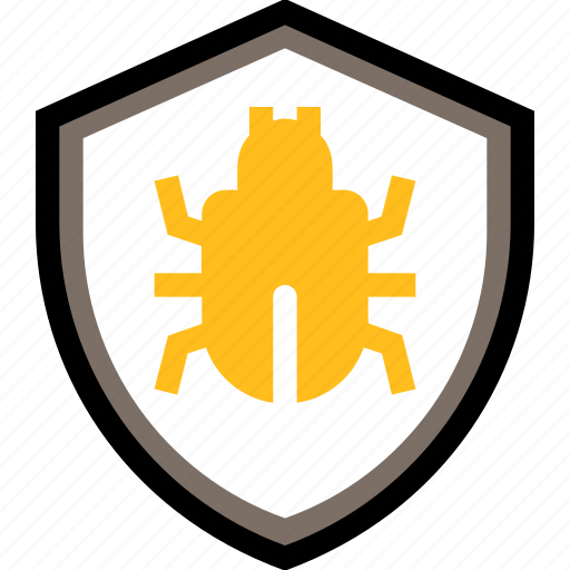 Virus, protection, computer system, antibug, antivirus, shield, bug icon - Download on Iconfinder