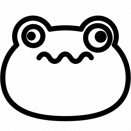 Dizzy, emoji, emotion, expression, face, feeling, frog icon - Download on Iconfinder