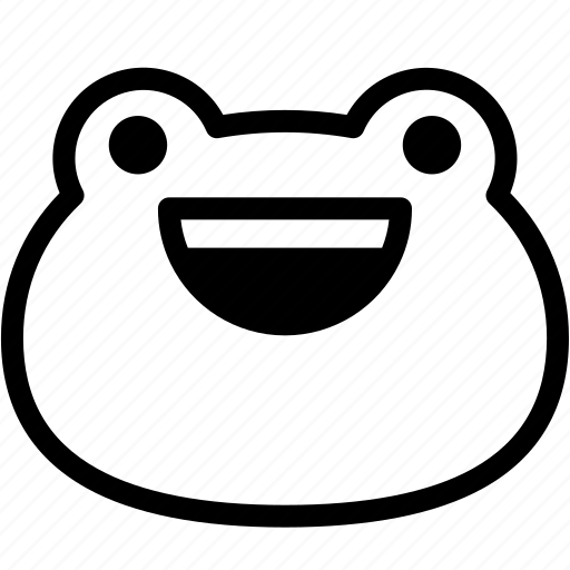 Emoji, emotion, expression, face, feeling, frog, happy icon - Download on Iconfinder