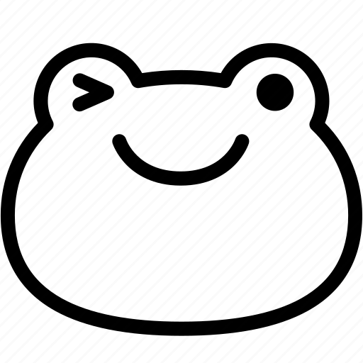 Emoji, emotion, expression, face, feeling, frog, smile icon - Download on Iconfinder