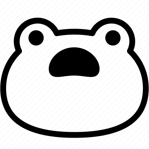 Emoji, emotion, expression, face, feeling, frog, stunning icon - Download on Iconfinder